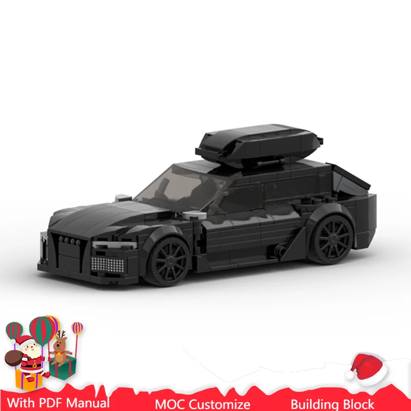 352 個 Moc カスタマイズテクニカル高級ブラックスポーツカーモデルスーパーカービルディングブロックスピード車両レンガのおもちゃ子供大人のギフト