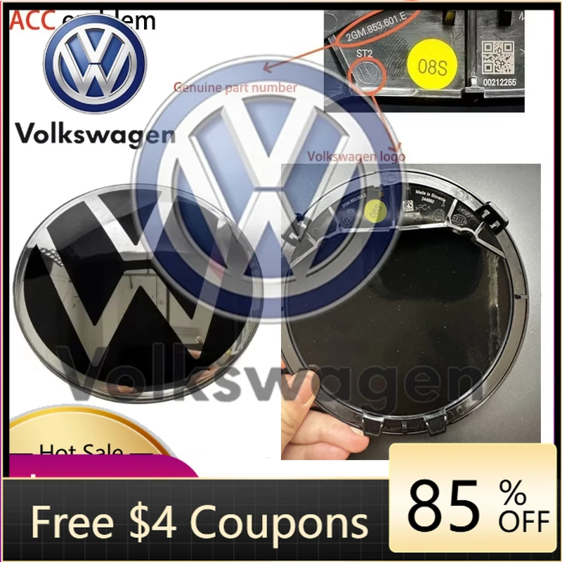 

Car Sticker 2026 Hot Styling Mouldings For VW Volkswagen Jetta MK5 Golf ACC Car Front Grill Lid For Volkswagen7.5/Passat /Polo /