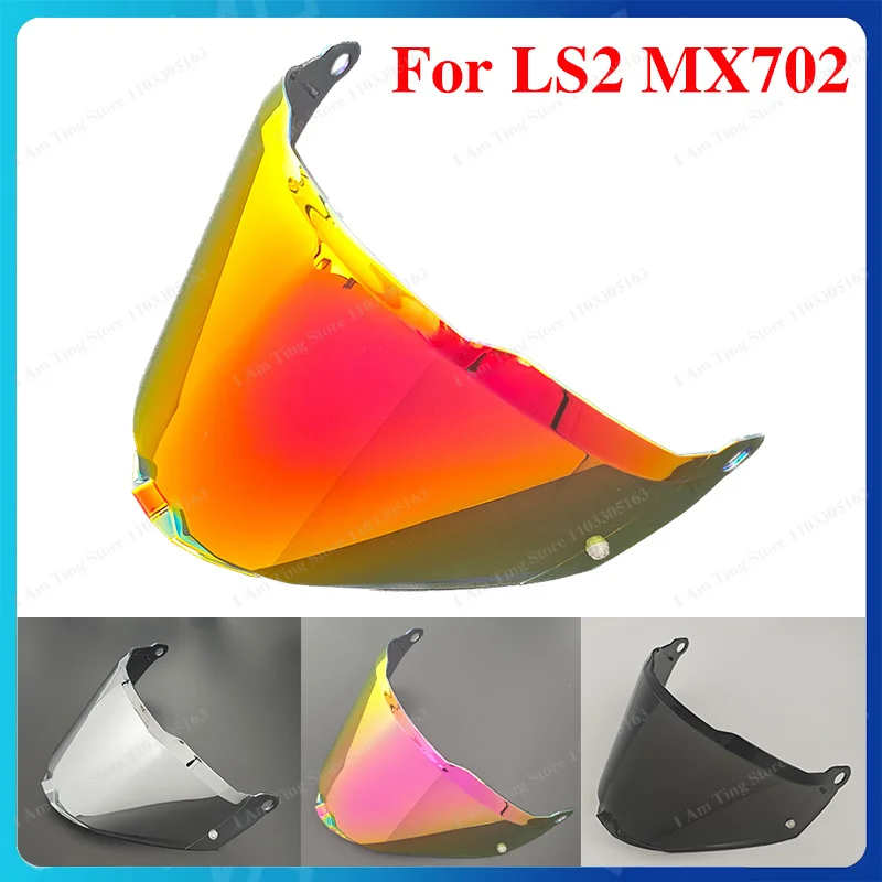 Motorcycle Helmet Visor Lens For LS2 MX702 Replace Anti-UV Anti-Scratch Dustproof Windshield Helmets Accessories