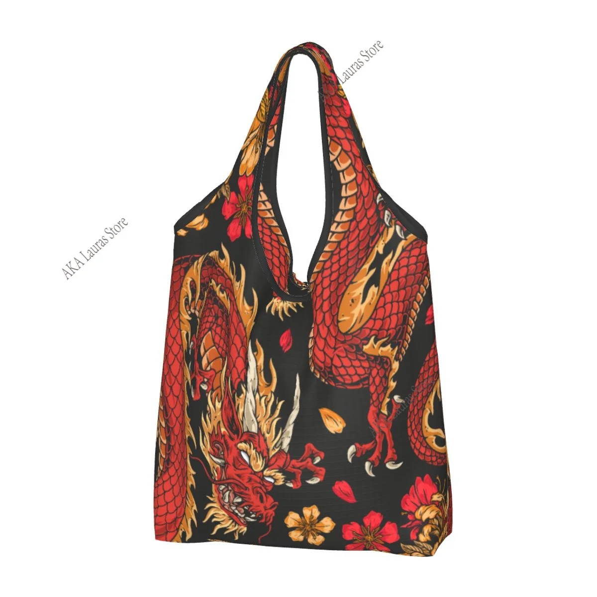 Shoulder Bag Dragon Snapback Ladies Handbag Tote Bag Reusable Large Bag
