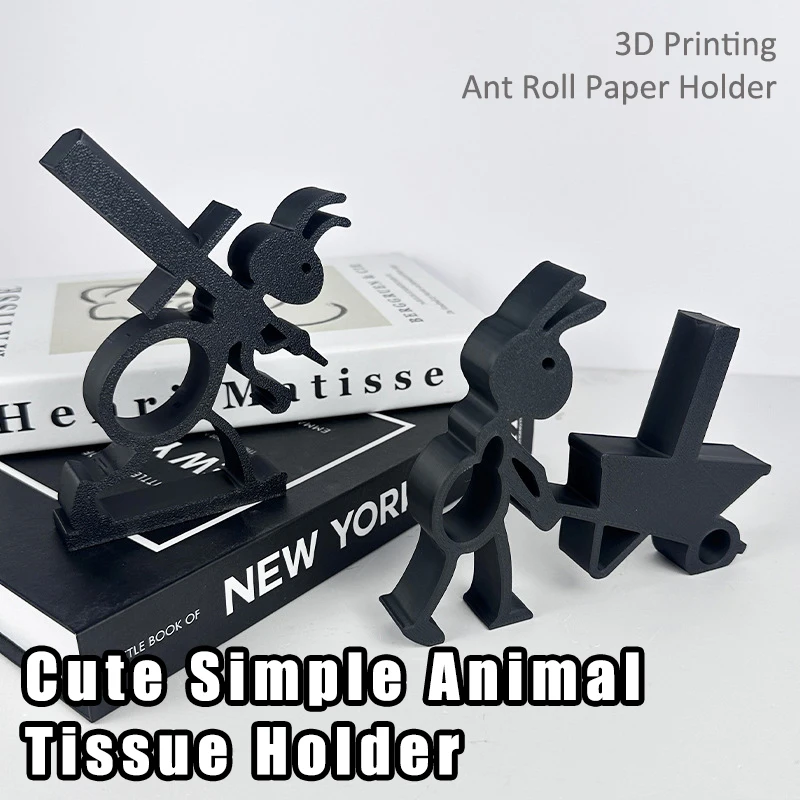 

3D Printing Ant Shaped Tissue Holder New Creative Cute And Simple Animal Tissue Hanger Practical Paper Holder Home Decoration