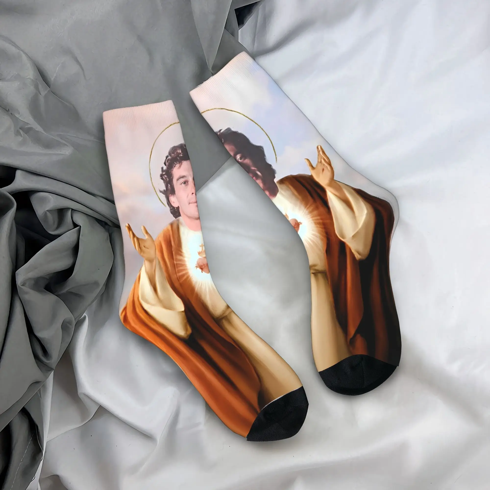 ayrton-senna-saint-meias-graficas-goticas-primavera-meias-antiderrapantes-mulheres-homens-ao-ar-livre-meias-medias-macias
