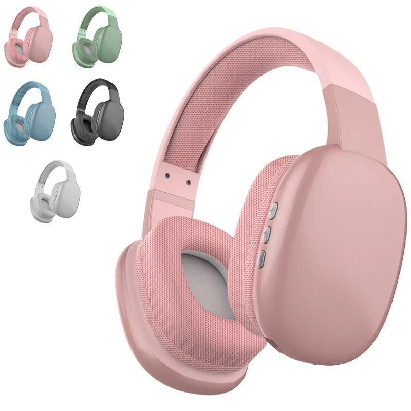 

PG02 Bluetooth Headphones Wireless Adjustable Headest with Mic Stereo Sports Music Game Computer Earphones Support TF Card