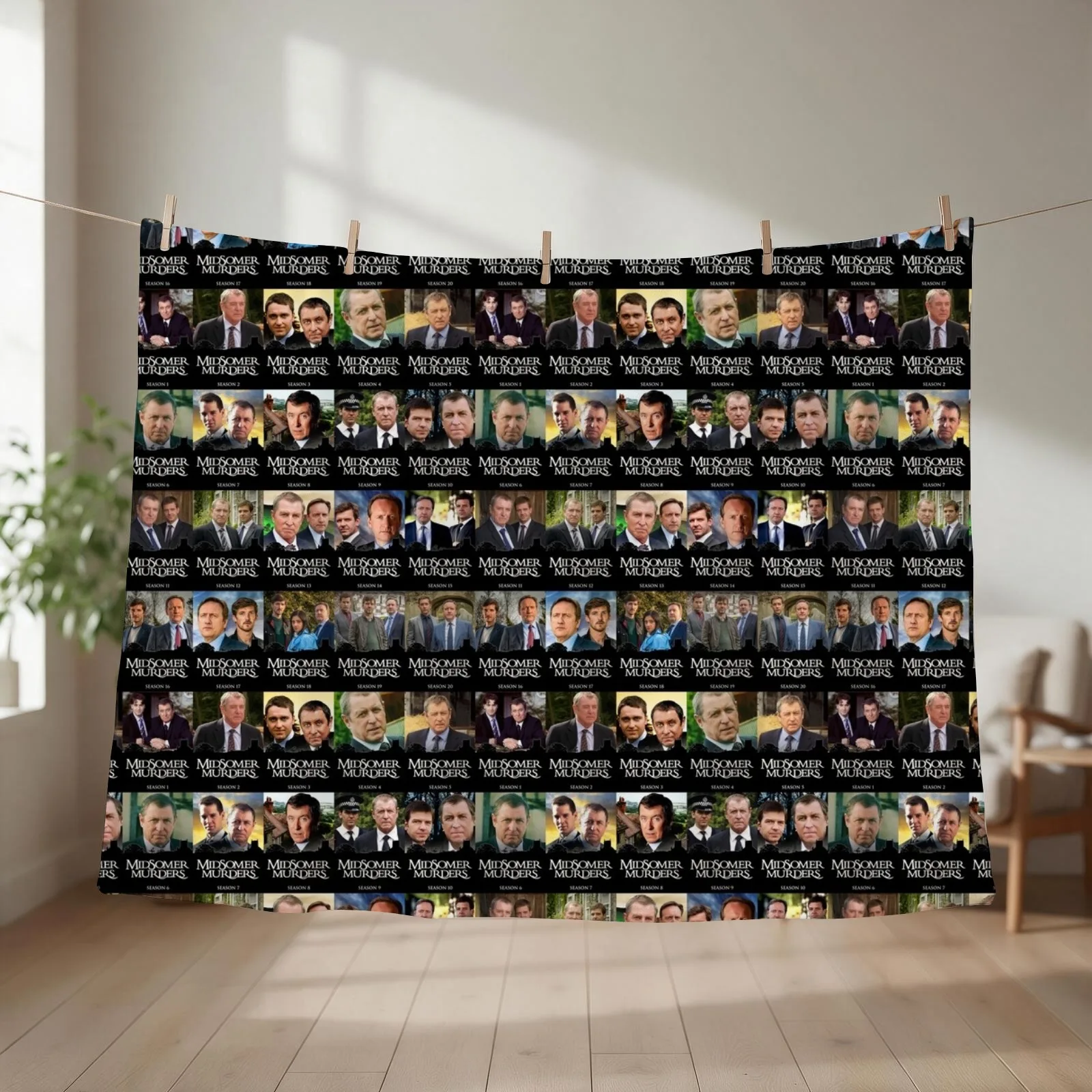 20 Seasons in Midsomer - Pattern Throw Blanket Camping Nap Blankets For Sofas Large Blankets