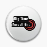 Big Time Kendall Girl Big Time Rush Acti  Soft Button Pin Creative Lapel Pin Collar Cute Gift Brooch Hat Jewelry Badge Decor