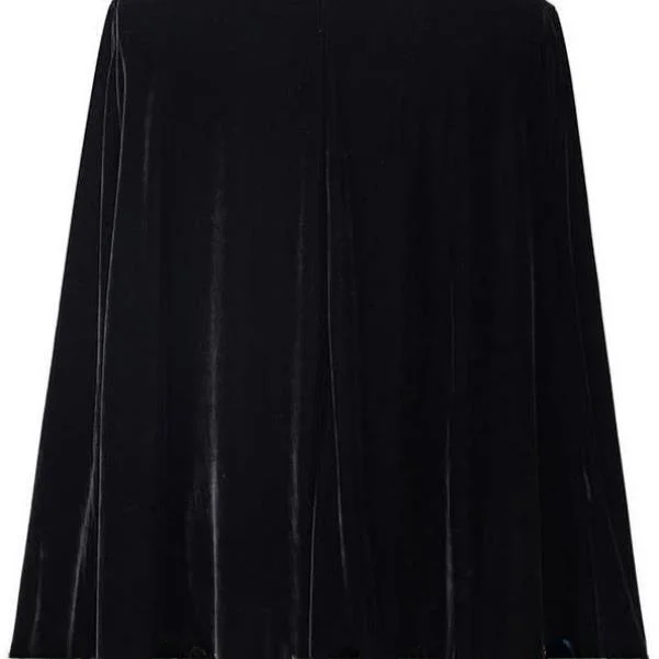 

Velvet Cape W 6481 New Style Women's Fashion Winter Coat Silk Material Swan Velvet Cloak Elegant Lady's Outerwear