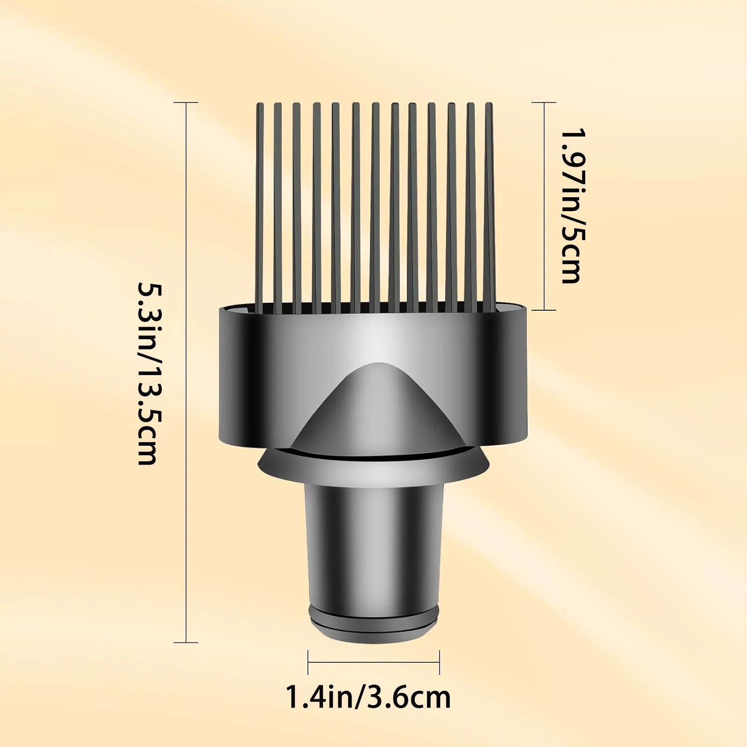 Supersonic Hair Dryer Wide-Tooth Comb Nozzle Attachment Part Compatible with Models HD01 HD02 HD03 HD04 HD08