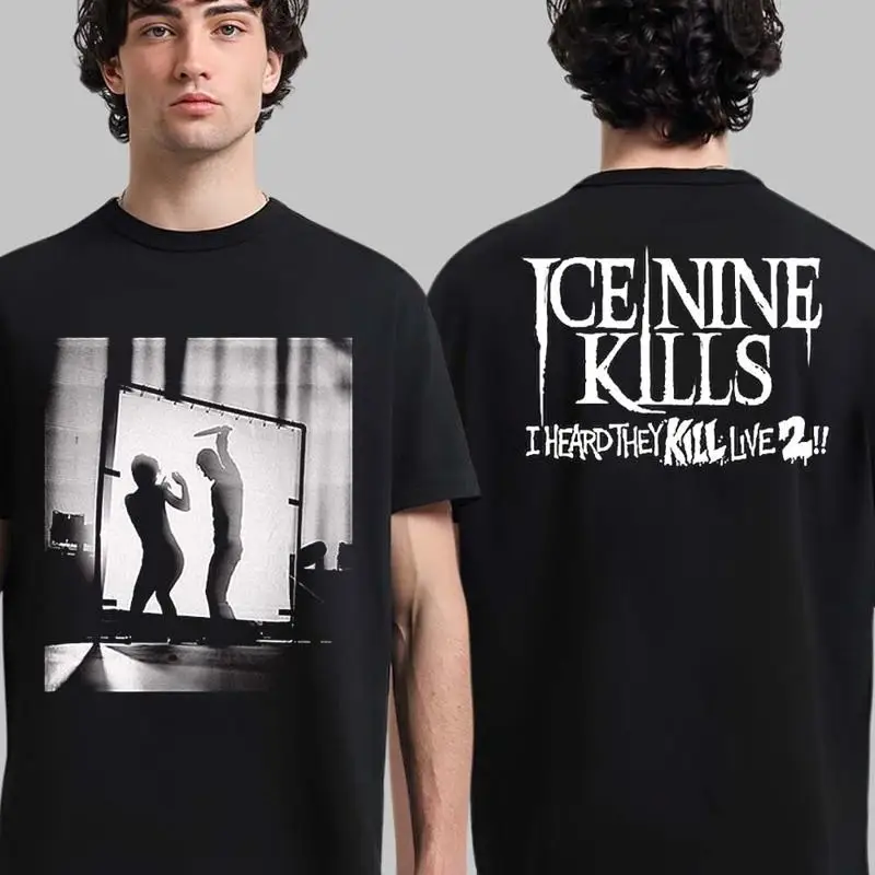 

Ice Nine Kills I Heard They Kill Live 2 Album Merch Come Clean Двусторонняя футболка
