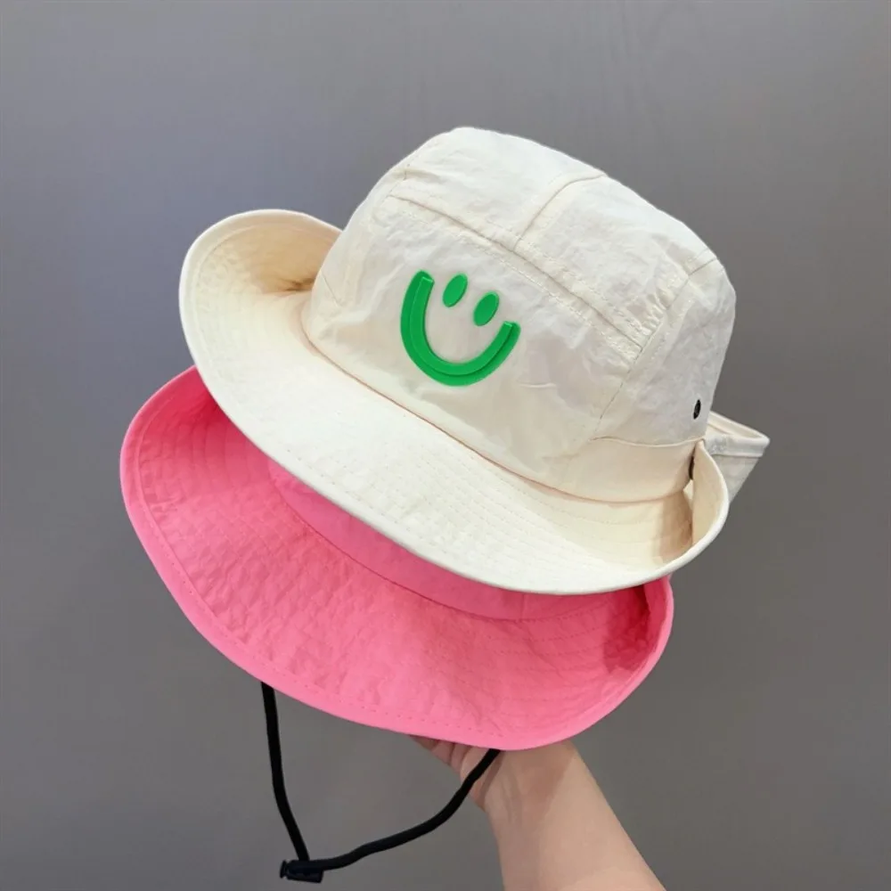 

Outdoor UV Protection Bucket Hat Breathable Cotton Sun Cap Cute Cartoon Panama Hat