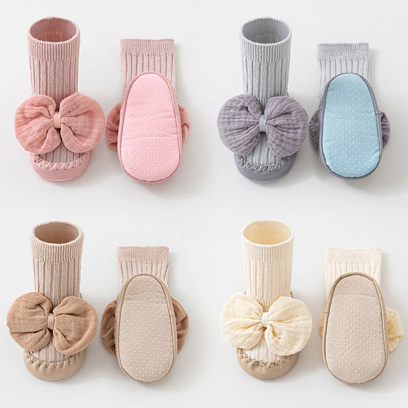 الوليد الجوارب النعال الكرتون الرضع طفل الفتيات جوارب يمكن السير بها على الأرض أحذية المضادة للانزلاق لينة وحيد الصغار الجوارب الأحذية لفتاة #5
