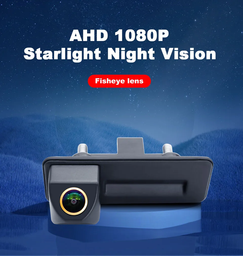 AHD 1080P 180 Grad Auto Reverse Kamera Für Audi A1 A3 A4 Fahrzeug Für VW Skoda Octavia A5 A7 3 Superb Schnelle Yeti Fabia 2 Roomster – Detail 2