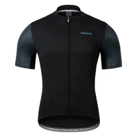 Santic, camisetas de ciclismo de verano para hombre, camiseta de ciclismo de manga corta, ropa para bicicleta, camisetas MTB, camisetas cómodas de talla asiática KM1C02221