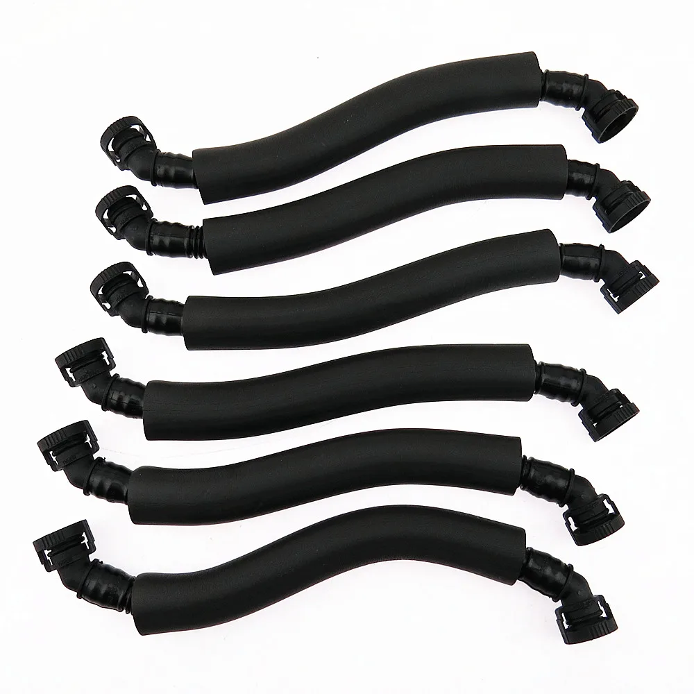 

SCJYRXS 6Pcs Oil Water Separator PCV Pipe Exhaust Hose For Audi A3 A4 Q5 TT Golf Passat Tiguan Scirdcco Octavia 06J103221B