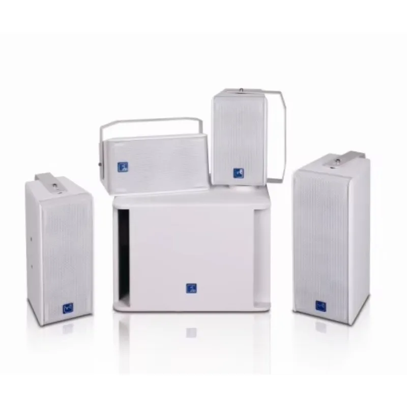 Compact Multi-purpose Audio System, Mini Wall Ceiling Mount Stereo Speaker for Home Hotel Commercial Background Music