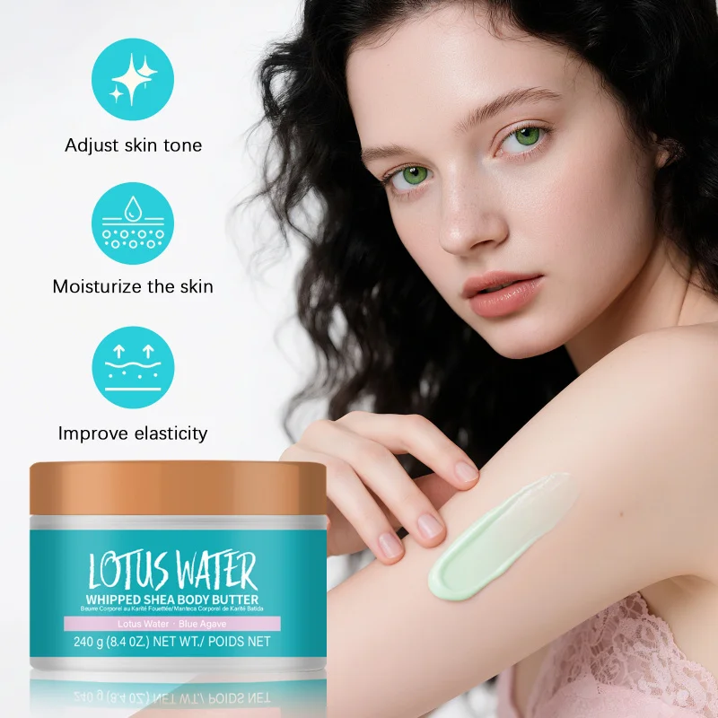 

Shea Butter Body Lotion 240ml Deep Hydration Moisturizes Soothes Dry Skin Nourishing Silky Smooth Non Greasy Quick Absorbing Bod