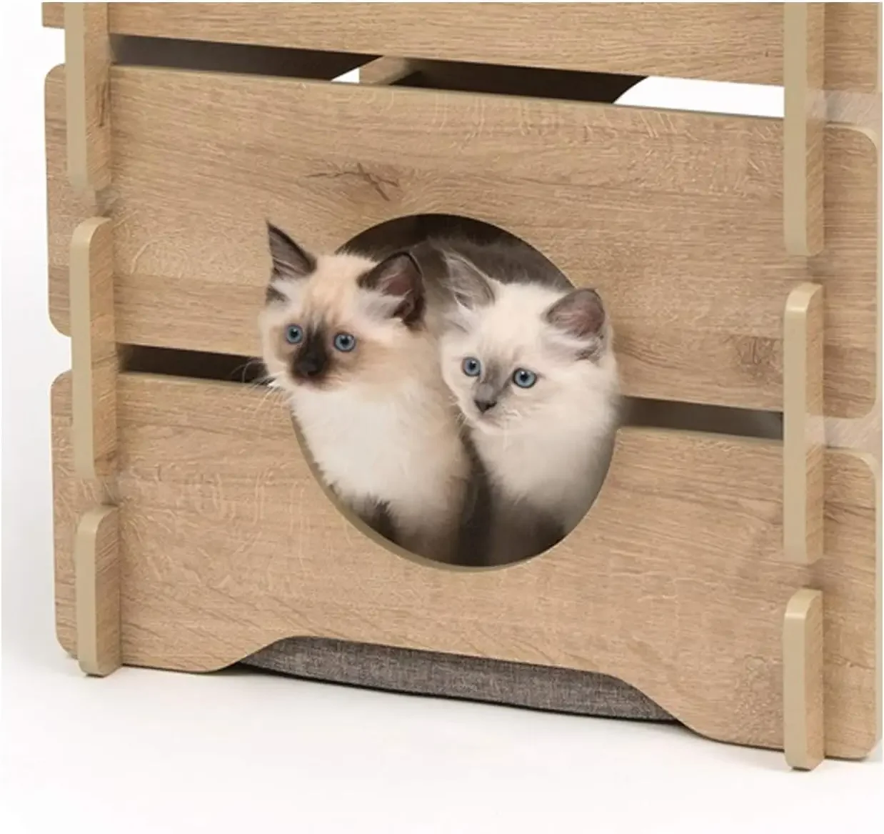 Vesper Cottage Cat Tree Hideout, dąb