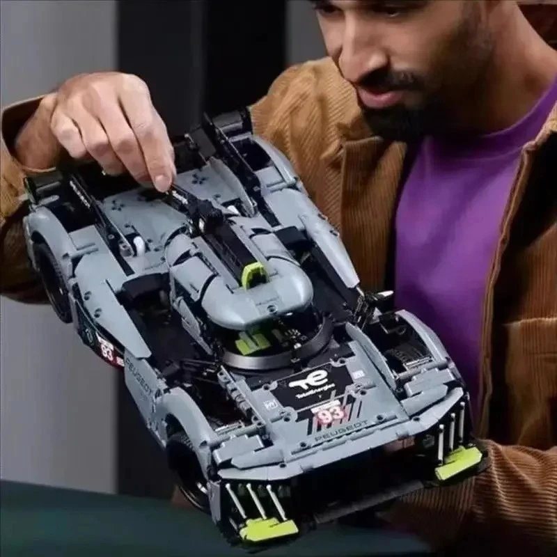 

Набор строительных блоков для сборки модели гоночного спортивного автомобиля, 1775 деталей, механический скоростной автомобиль, суперкар, игрушка из кирпичиков, подарок на Рождество для детей и взрослых