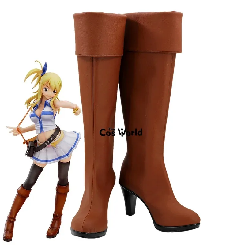 

FAIRY TAIL Lucy Heartfilia Обувь для косплея в стиле аниме Сапоги