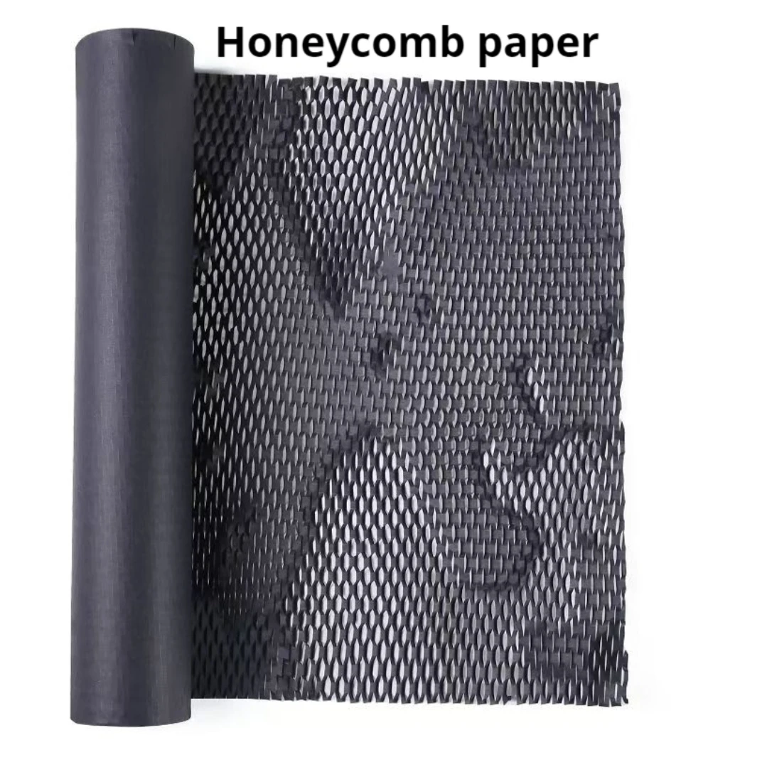 Black honeycomb paper, transport, gift packaging, cushioning environment-friendly materials can be recycled