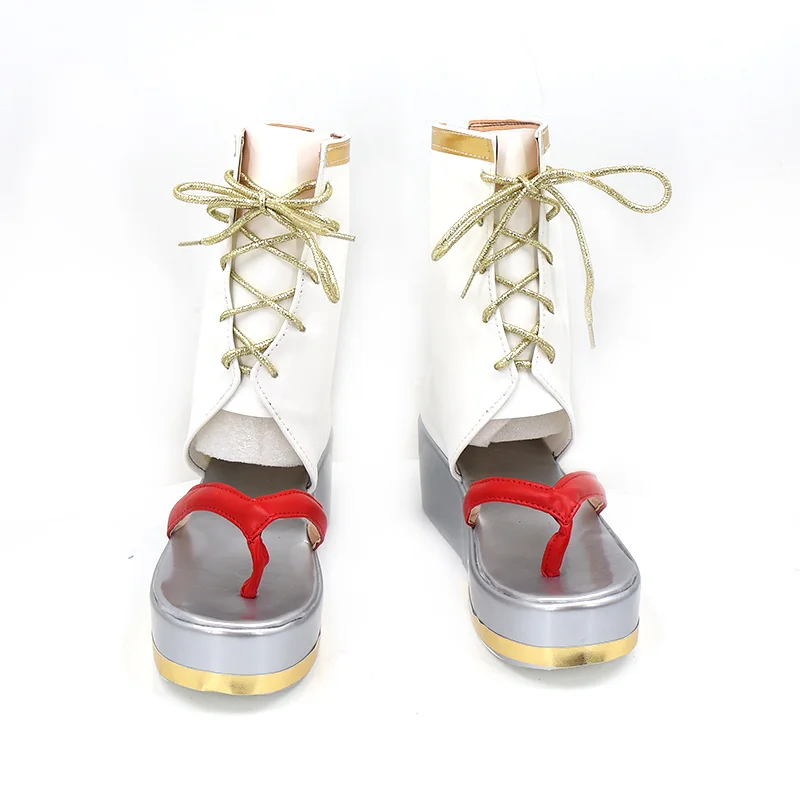 Jogo bonito derby kitasan preto cosplay sapatos botas kitasan burakku festival menina cosplay botas para festa de halloween adulto mulher