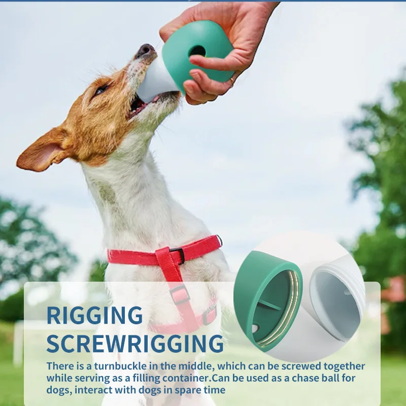 

Pet Interactive Dog Cat Toys Leakage Food Balls Adjustable Anti Choke Slow Feeder Treat Dispenser Iq Training Educational Toy