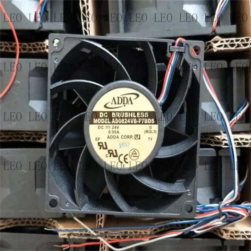MY Original For ADDA 8038 24V 0.95A AD0824VB-F7BDS four-wire cooling fan 4-wire 8cm