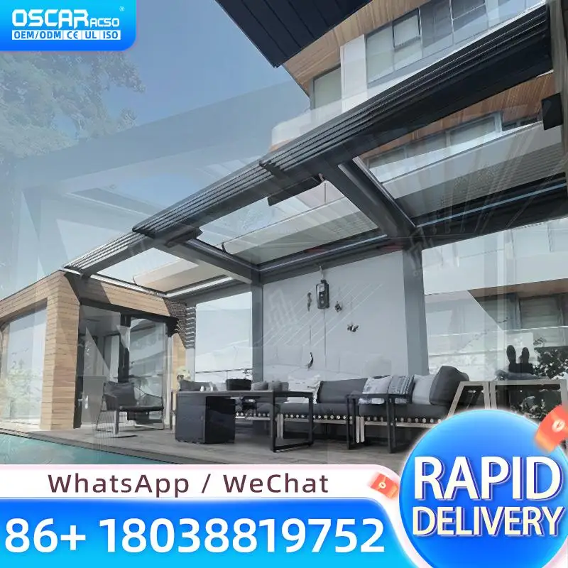2x3 3x4 3x45 Meters Aluminum Pergola Waterproof UV Protection For Balcony Outdoor Garden Patio pergolas view 2