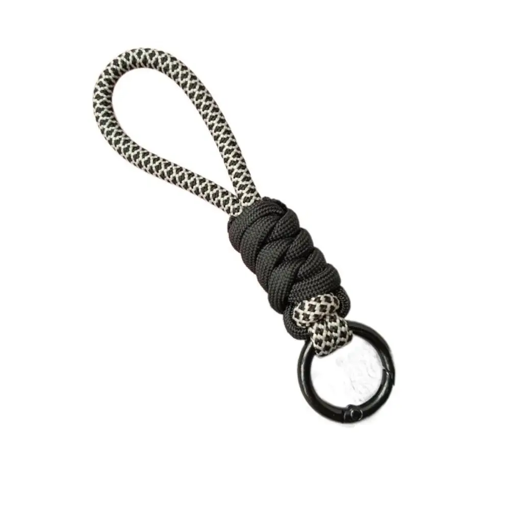 

Anti Lost Braided Rope Keychain Creative Multicolor Colorful Knot Pendant Strap Soft Braided Lanyard Keyring Car Key Pendant
