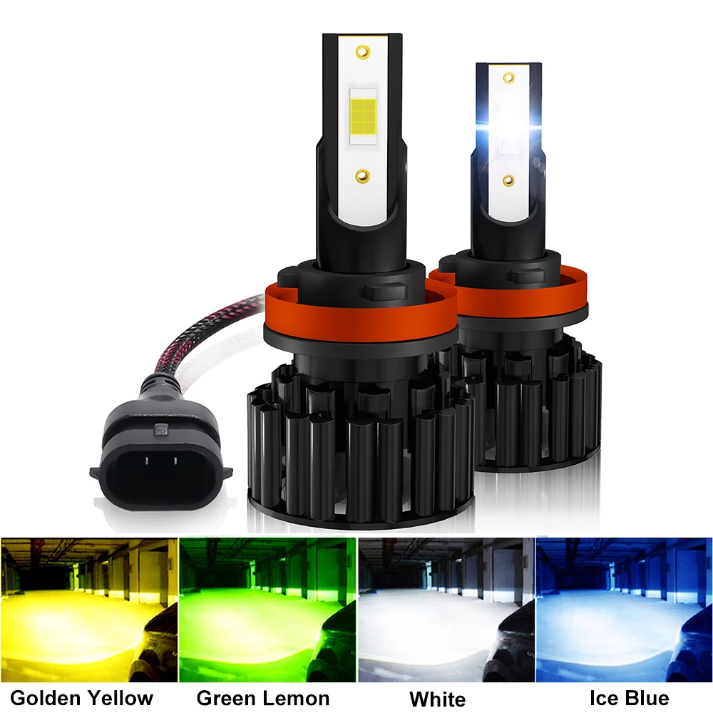 

H7 LED Car Headlight 20000LM 3570 CSP H4 6000K HB3 HB4 9005 9006 H8 H11 H9 Bulb Led Mini Auto Fog Lights 3000K White 6000K 8000K