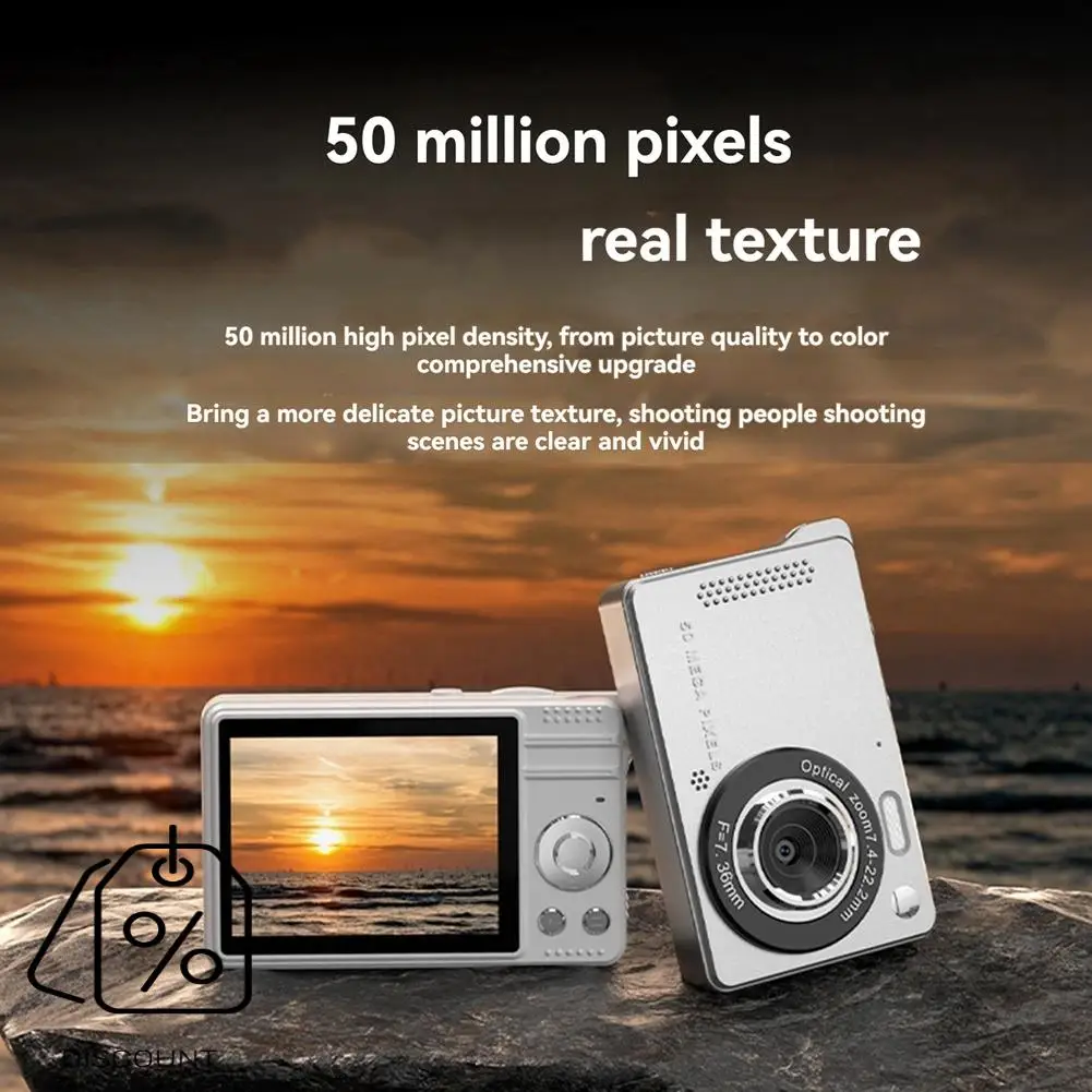 ABJO-M08 Digital Camera Ccd Small Camera For Students Small Portable Retro Campus Card Machine Memory Card