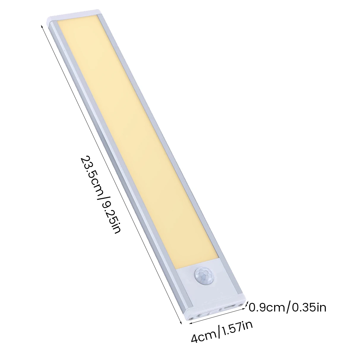 2pcs Under Cabinet Light  Motion Sensor Night Light   USB Chargeable LED Closet Lamp  Counter Light Magnetic Tap Light Stick-on