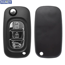 Car Remote Key Shell Case For Renault Fluence Megane Clio Kangoo Master Modus Twingo Replacement Case 3 Button with Uncut Blade