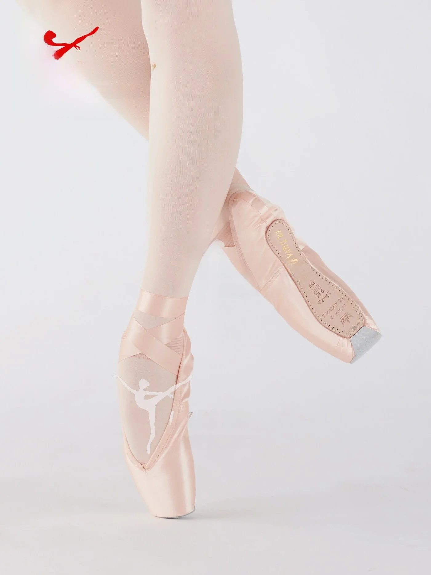 LOUIS XIV Sansha Duval Series Professional Ballet Shoes Pointe Shoes Beginner Satin Practice Shoes Women's Fitness Fans