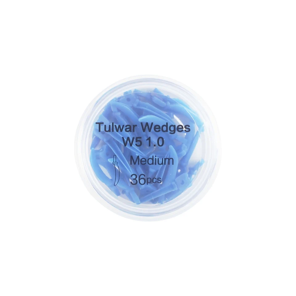 

36Pcs Dental Curved Interproximal Wedges Tulwar Design Effective Gingival Seal Sectional Matrix System Odontology Clinical Tool
