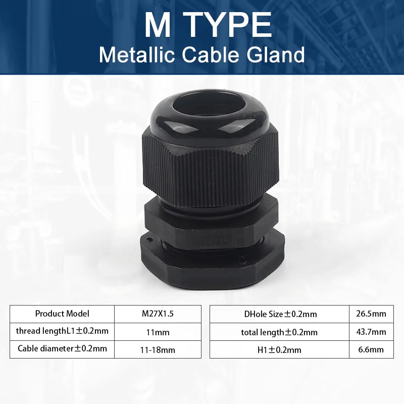 5pcs ip68 Kabel verschraubung wasserdicht verstellbare Kabelst ecker m12/m16/m18/m20/m22/m25/m27/m30 Kunststoff verbindungen schwarz weiß diy go