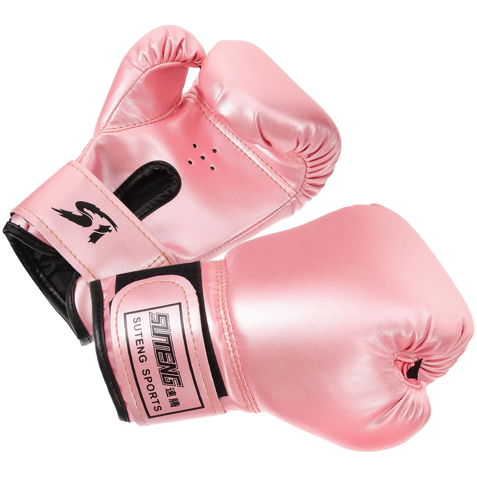 Work Gloves Children's Boxing Punching Kickboxing Sparring Comfortable Thai Wrist Kids Pink Miss