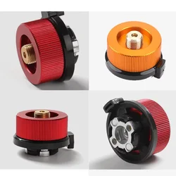 Universal Furnace Head Converter Shut-Off Adapter For Outdoor Camping Stove Burner Accessories Hiking Backpacking