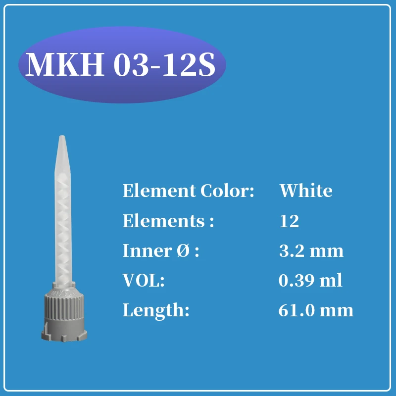 

Статическая смесительная насадка Sulzer MKH 03-12S — Helix Design для картриджей 1:1/2:1
