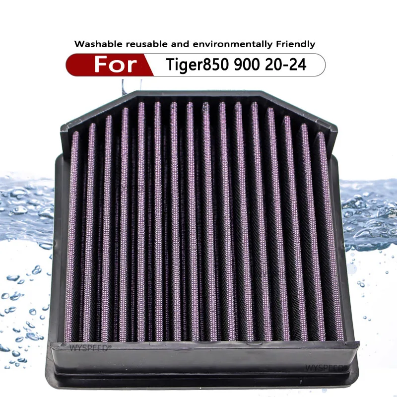 

Для Tiger 850 Sport 2021-2024 Tiger 900GT Pro ABS Tiger900 Rally Pro ABS Высокопроизводительный элемент воздушного фильтра Очиститель воздухозаборных фильтров