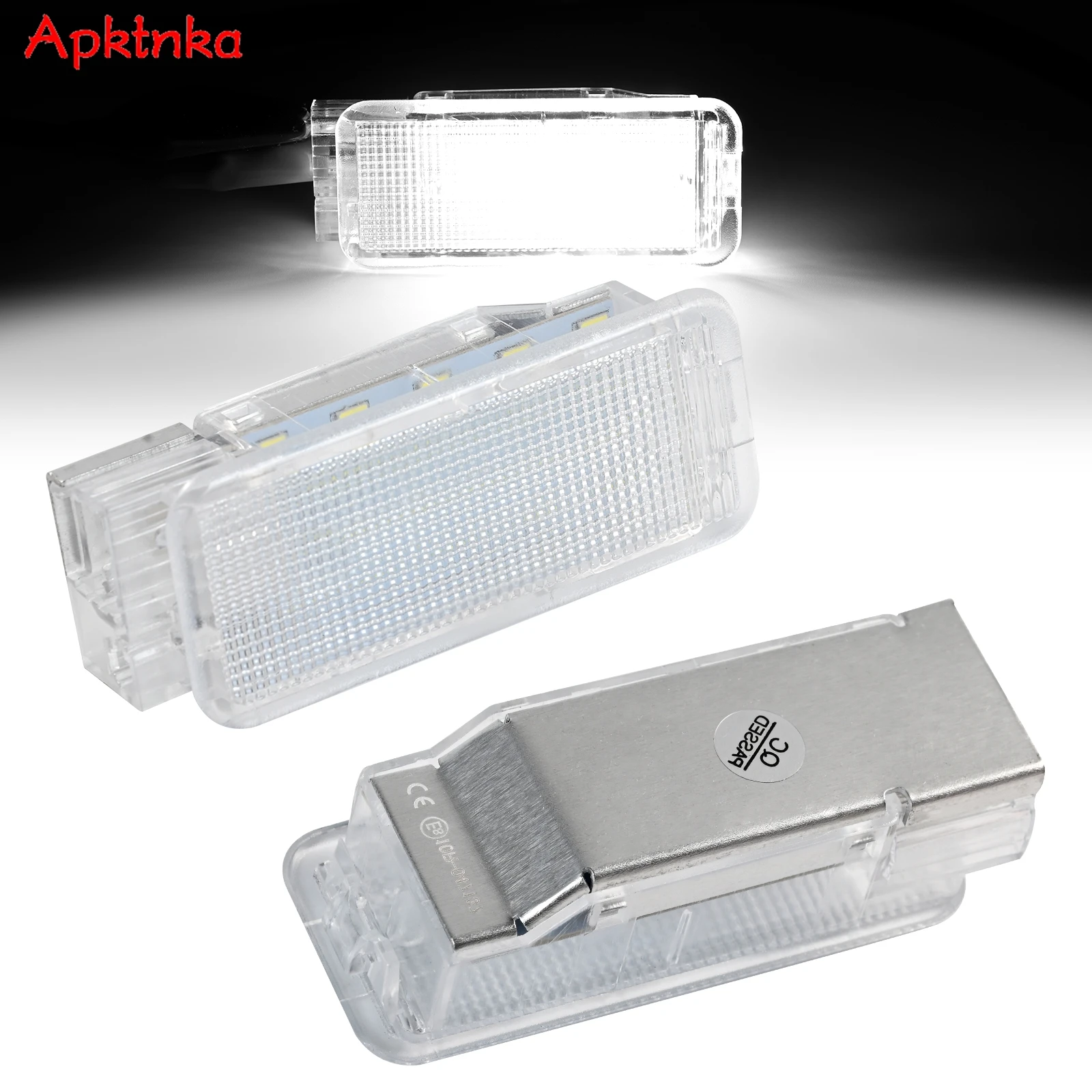 2Pcs LED Trunk Cargo Lamp Footwell Under Door Glove Box Light For Peugeot 3008 206 208 308 307 2008 207 508 5008 407 306 Expert