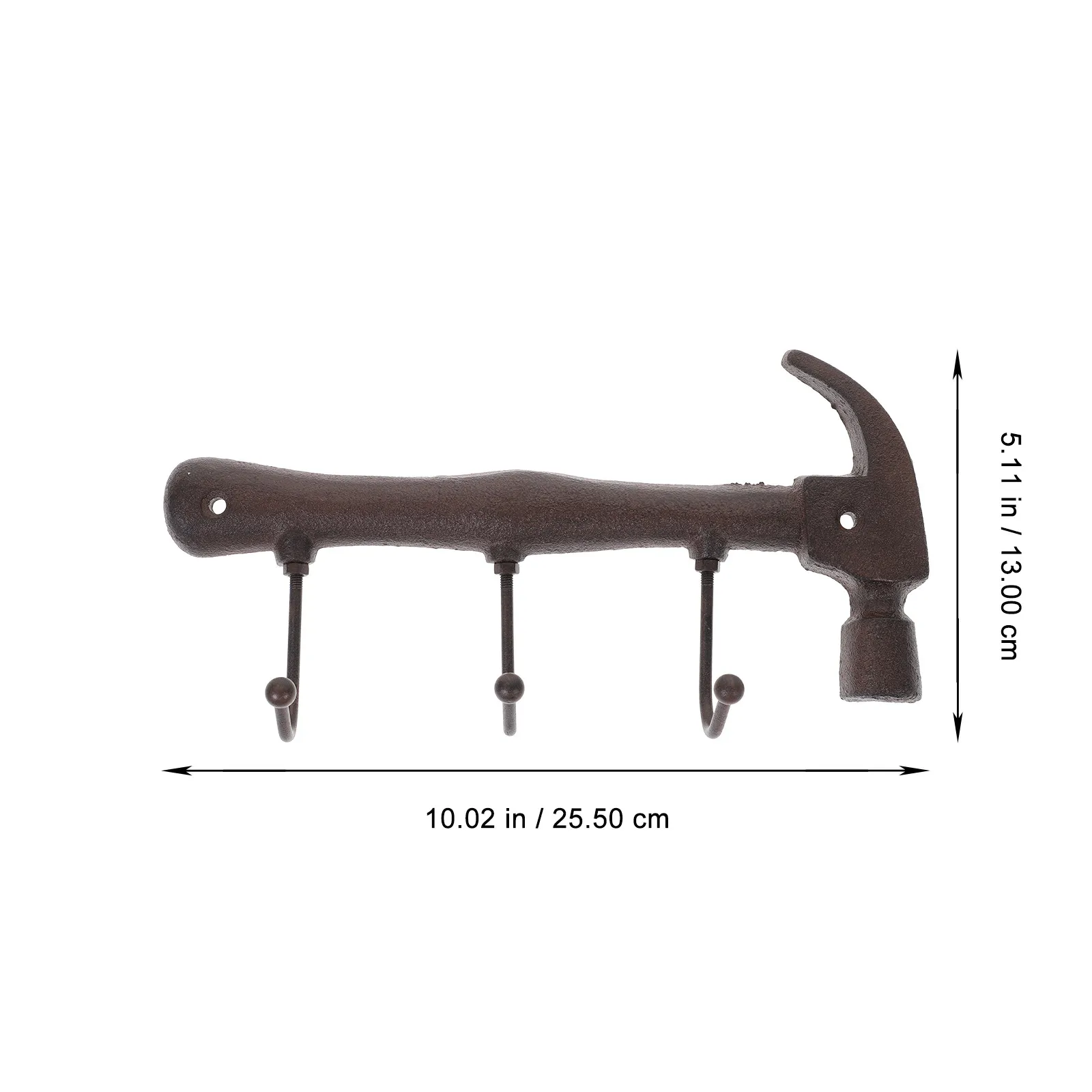 Wall Mounted Coat Rack 3 Hooks Heavy Duty Hanger for Clothes Hats Jackets Entryway Home Storage
