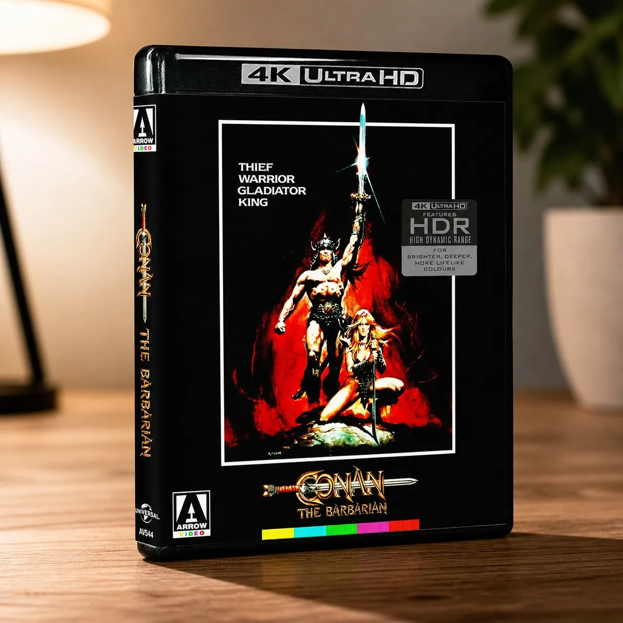 HOT 4K UHD Conan the Barbarian (1982) Blu-ray Cinema Disc PS5 Compatible XSX Dolby Vision Atmos