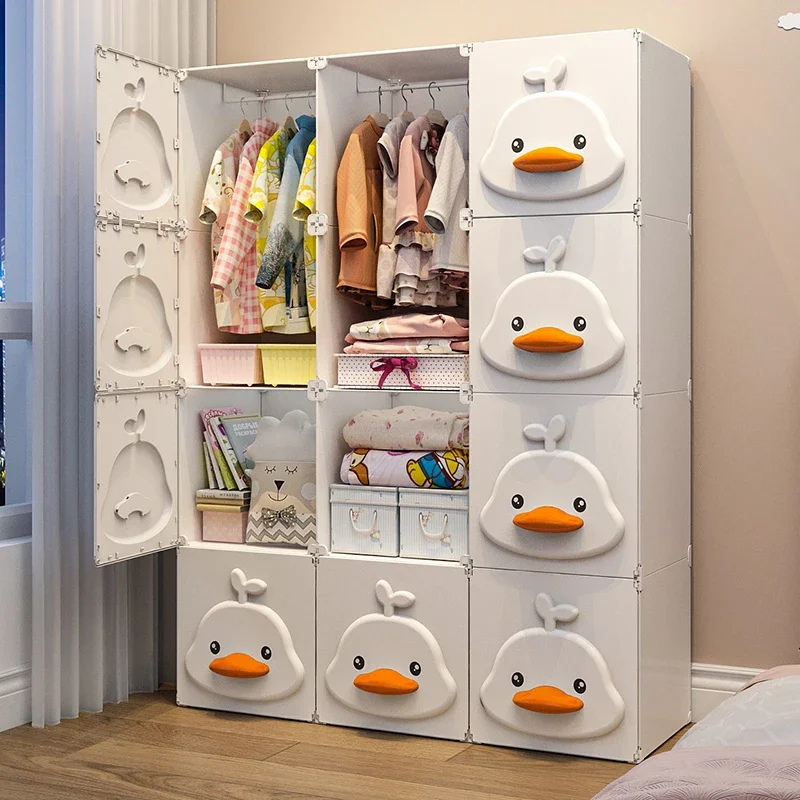 

Display Minimalist Wardrobe Portable Partitions Modern Nordic Wardrobe Living Room Open Plastic Guarda Roupa Salon Furniture