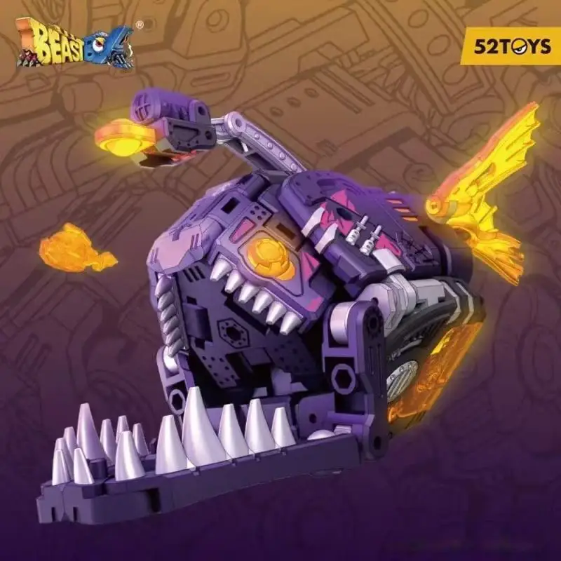 Charon Transformable Mecha Figure 52toys Beastbox Series Genuine Action Toy Collectible Model Birthday Christmas Gift