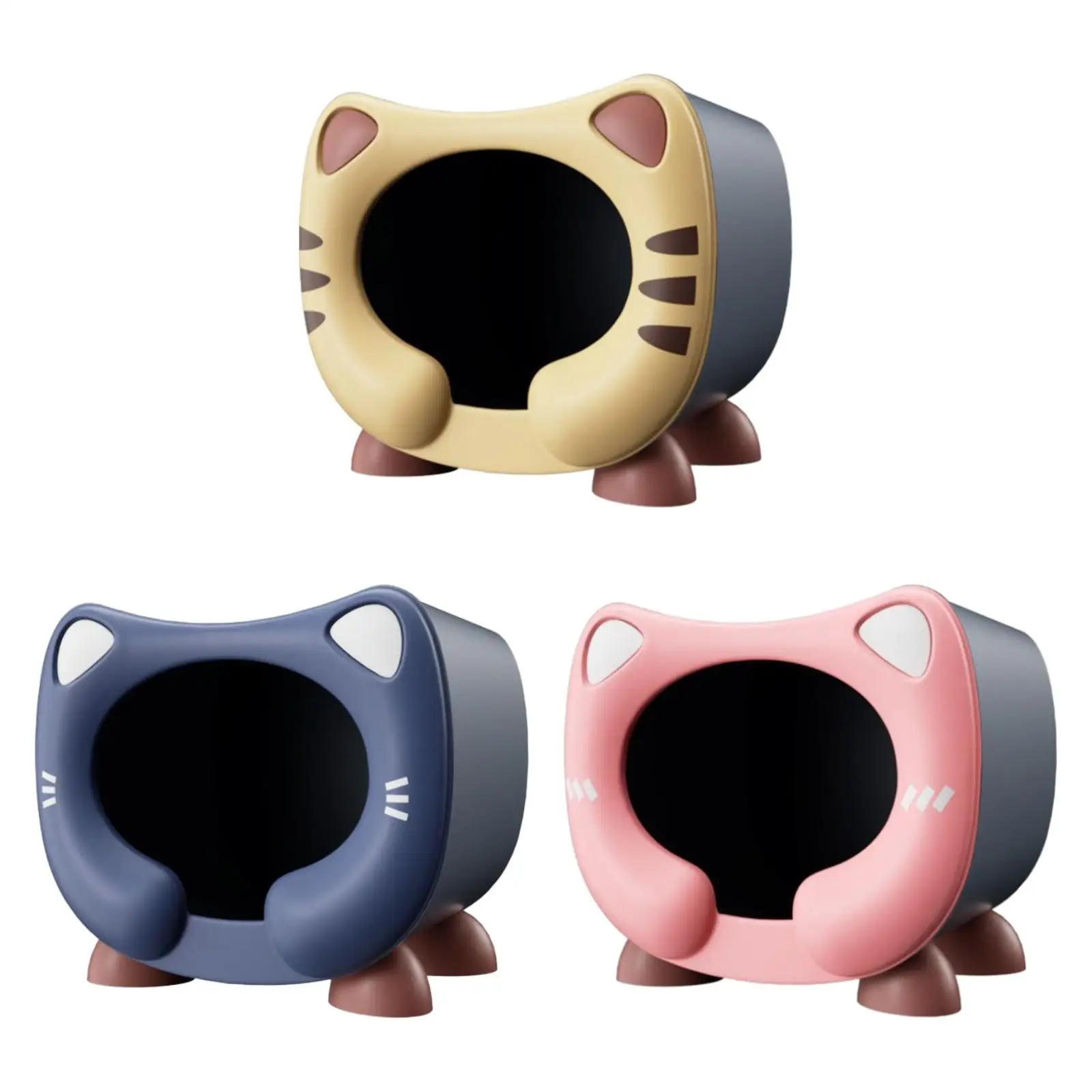 

Toy Box Cartoon Organizer Bin Portable Container Storage Box Storage Bin for Household Playroom Nursery Room Kids Bedroom Games