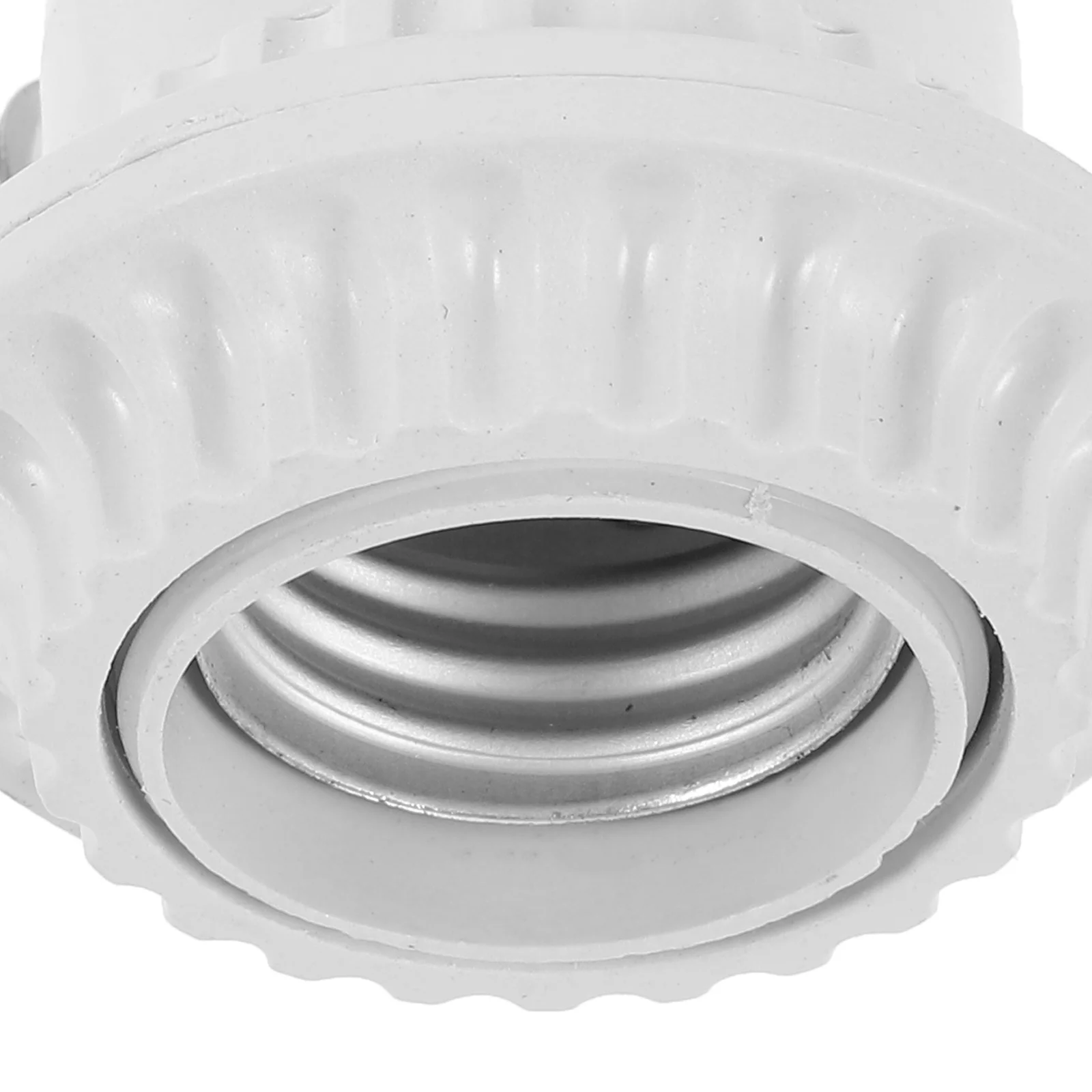 White Semi Double Gold Zipper Switch Pull Chain Light Socket Lamp Head Lamp Holder Lighting Accessory Terminal Base Screw Lamp image 2
