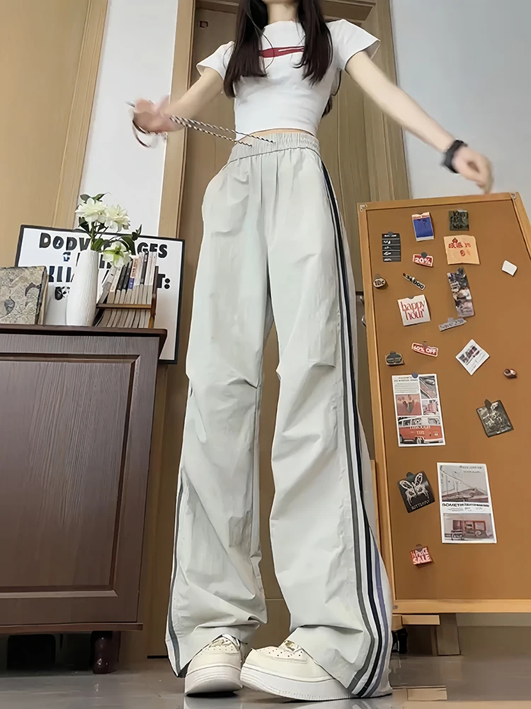 

American Sle Tee Bars Qui Dry Paratrooper Pants Men Women Summer Thin Outdoor Sun Protection Cycling Sports Pleated Jaet