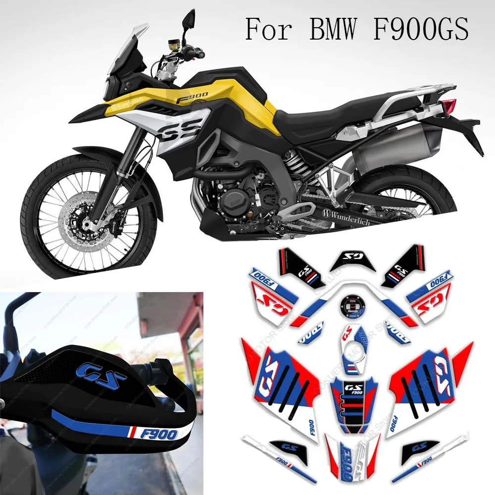 

For BMW F900GS Motorcycle Tank Pad Sticker 3D Gel Epoxy Resin Stickers Protective Stickers Kit