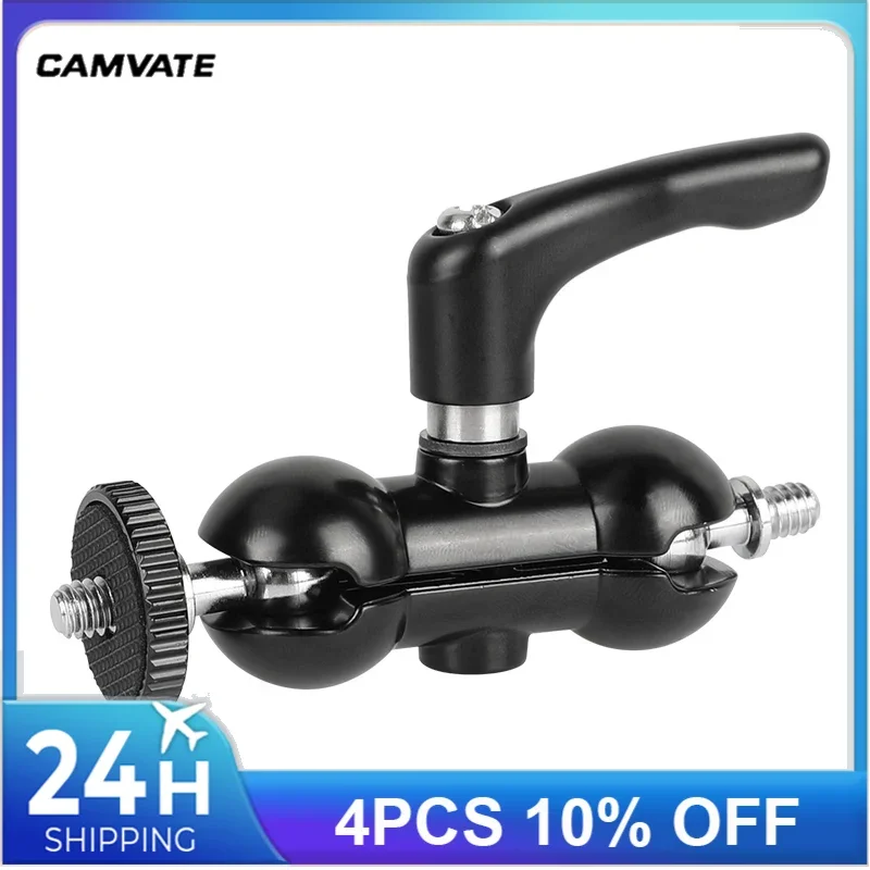 CAMVATE Upgraded Ball Head Magic Arm with 1/4