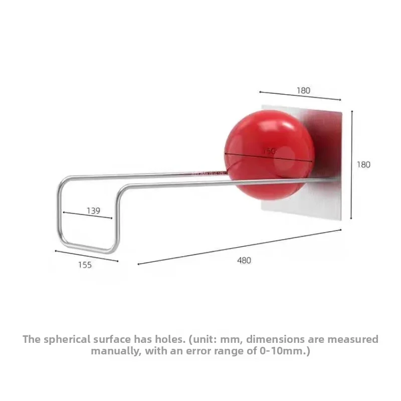 Modern Book Holder Stand with Gravity Ball Design, Mid-Century Bauhaus Desktop Organizer, Magazine Newspaper Rack